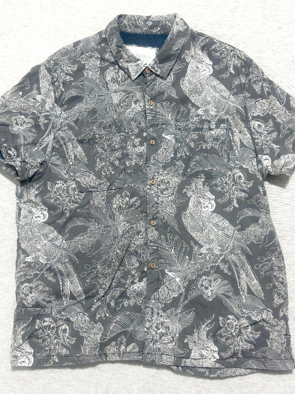 California Cowboy Shirt Mens Extra Large Gray High Water Sherpa Lined Button Up